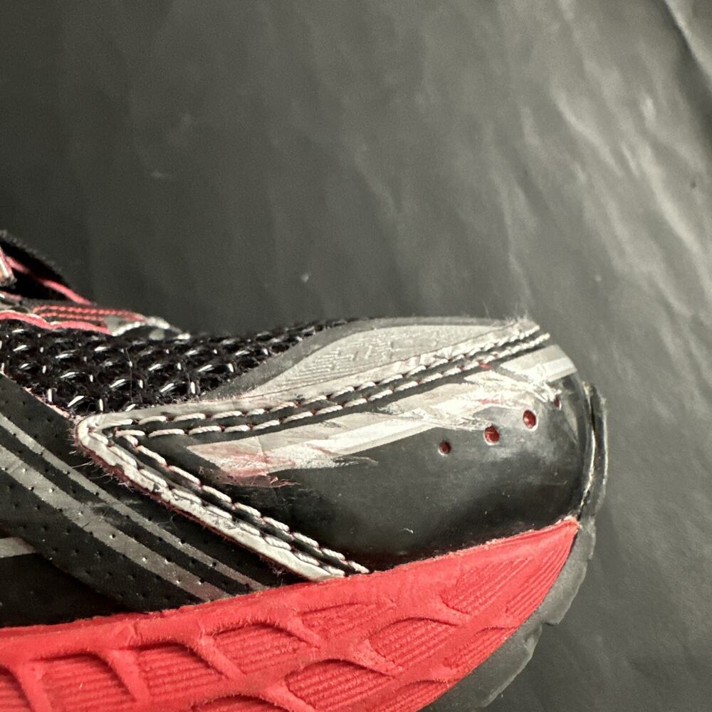 Brooks adrenaline GTS 1S Running Shoes Trainers Sz 10 D Red Black - 340 - Picture 13 of 13